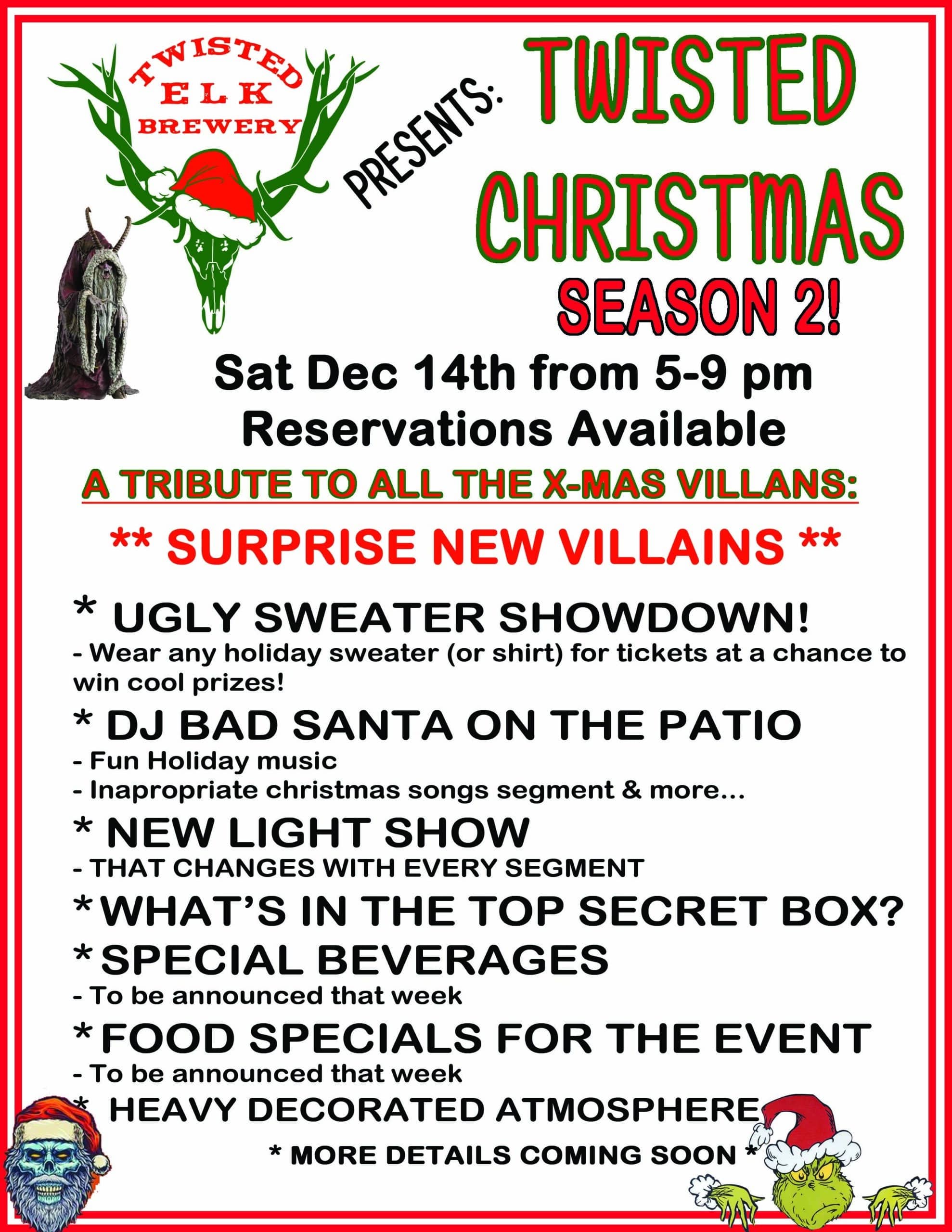 2nd ANNUAL TWISTED CHRISTMAS BASH